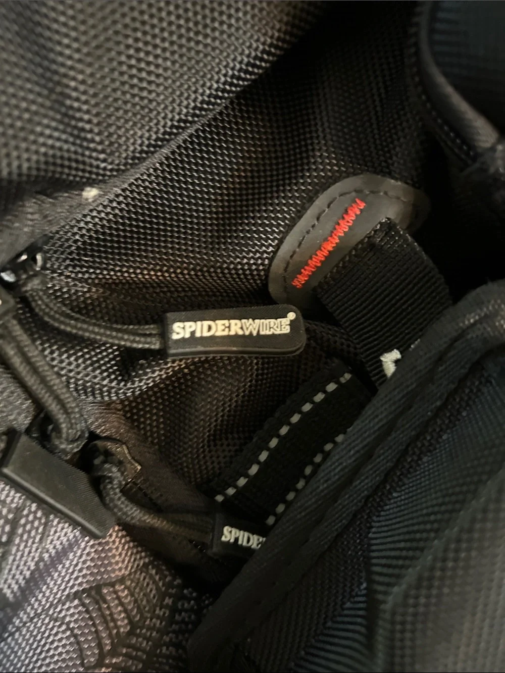 Spyderwire Large Black and Gray Men's Fishing Tackle Soft Sided Backpack